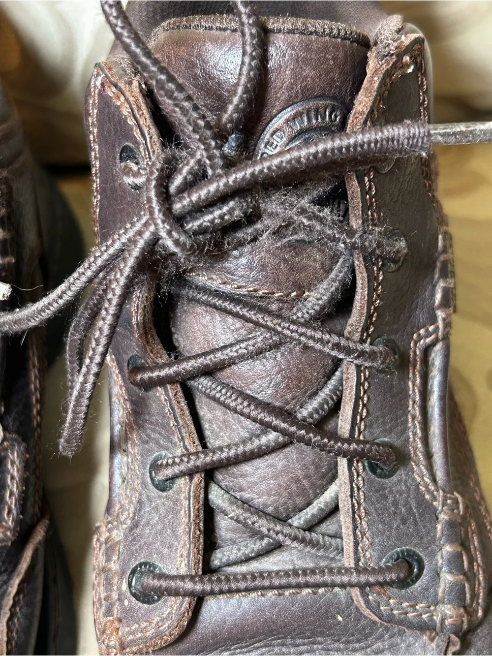 Redwing Irish Countryside Men's 8 Chukka Boots Brown Leather Weatherproof Shoes